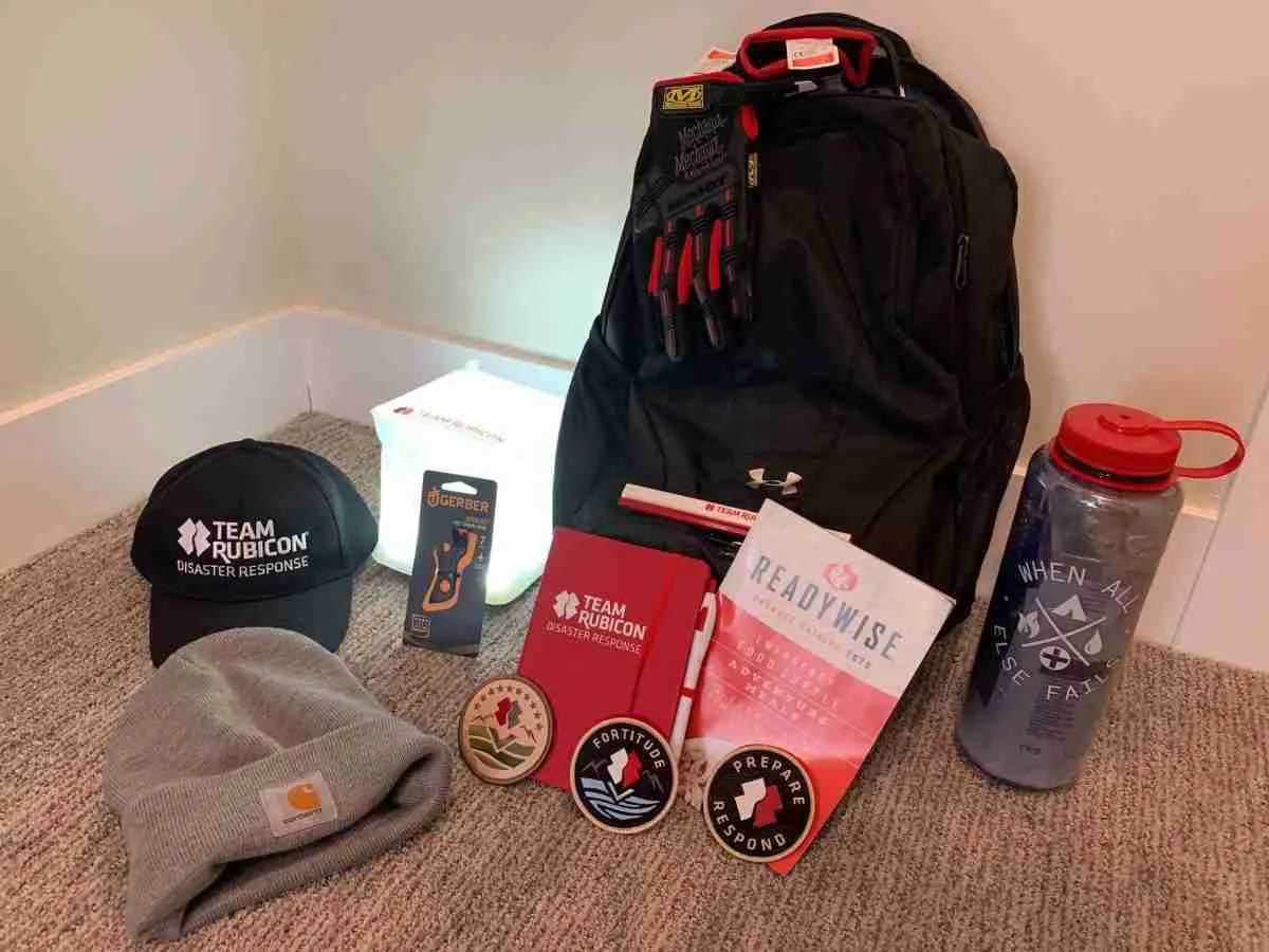 Team Rubicon - Go Bag Challenge Contents