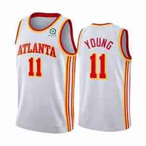 White Trae Young Jersey