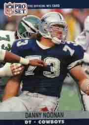 Danny Noonan 1990 Pro Set NFL Card