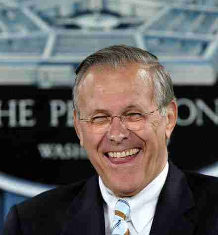 Donald Rumsfeld Announces “War On Peace”