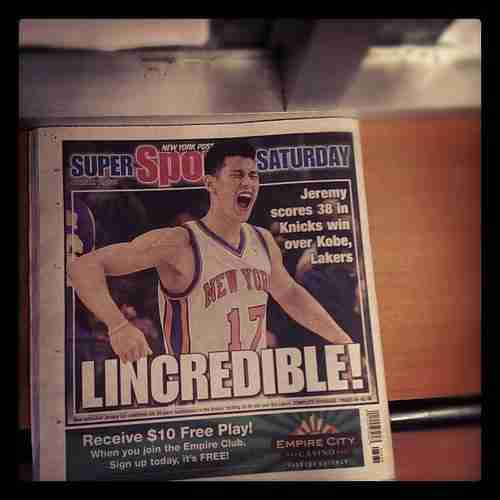 Jeremy Lin Is Victor Cruz
