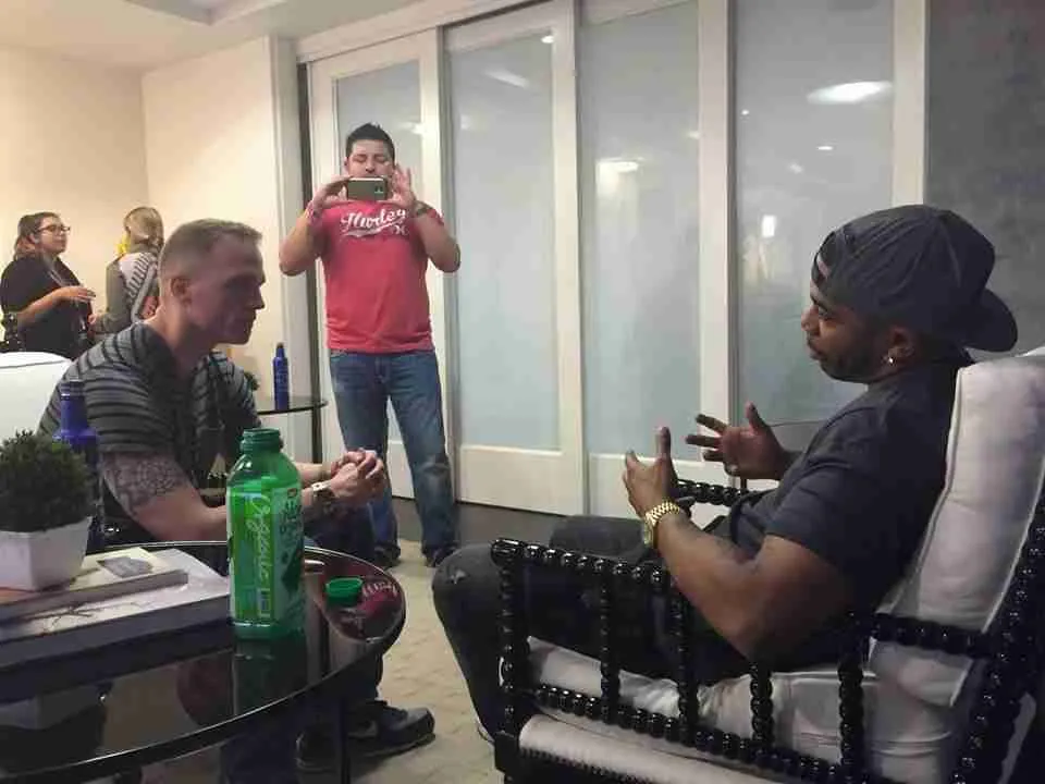 Nelly Interview With Paul Eide At The Super Bowl.