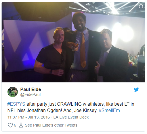 Jonathan Ogden Used My Head As AN Elbow Rest