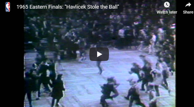 Havlicek Stole The Ball