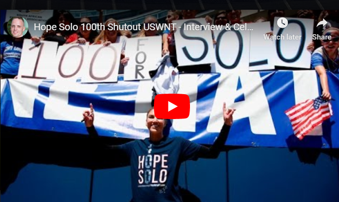 Hope Solo's 100th Shutout For USWNT
