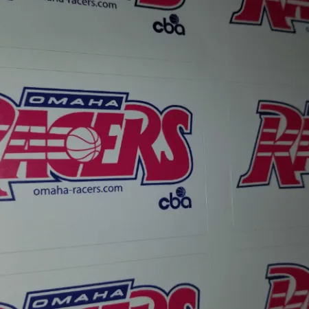 Omaha Racers Alternate Logo Stickers