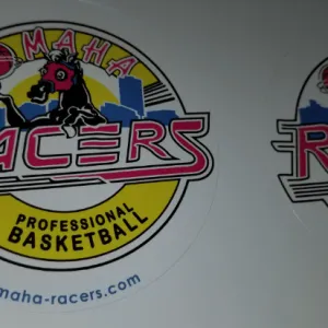 Omaha Racers Logo Sticker