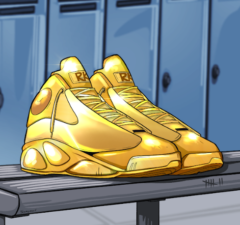 RKL Sneakers Gold The BEST