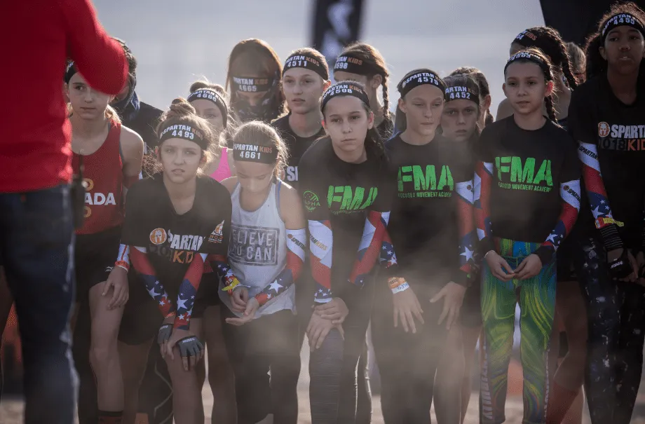 Spartan Kids Race Competitors