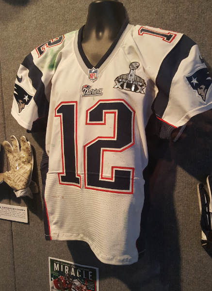 Tom Brady Jersey at The Hall at Patriots Place
